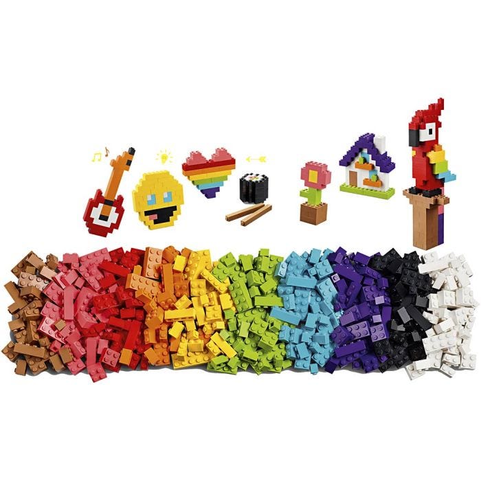 LEGO® Classic -rakennuspalikkalajitelma, 1000 osaa/ 1 pkt