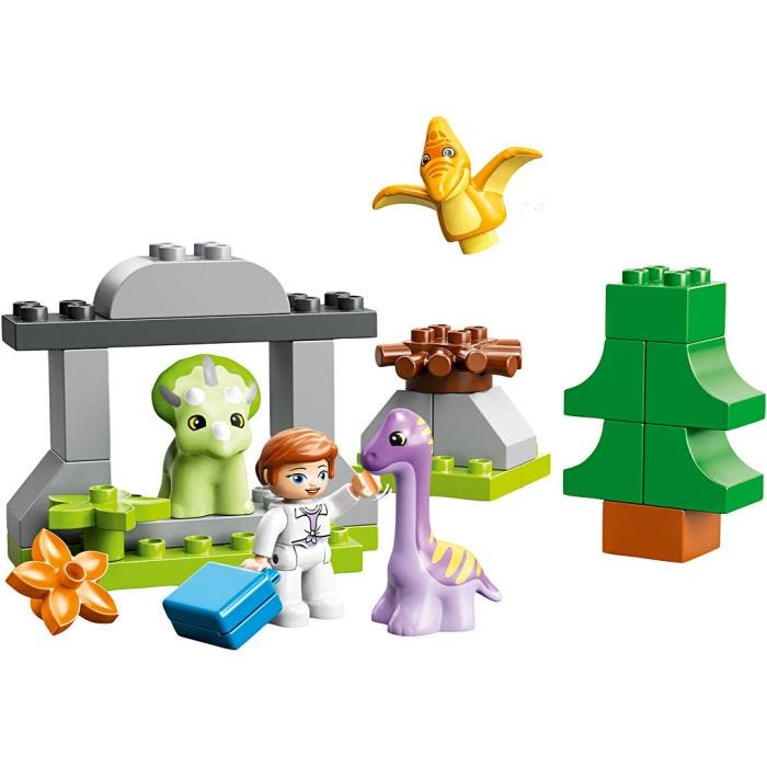 LEGO® DUPLO® Dinojen Lastentarha, 27 osaa/ 1 pkt
