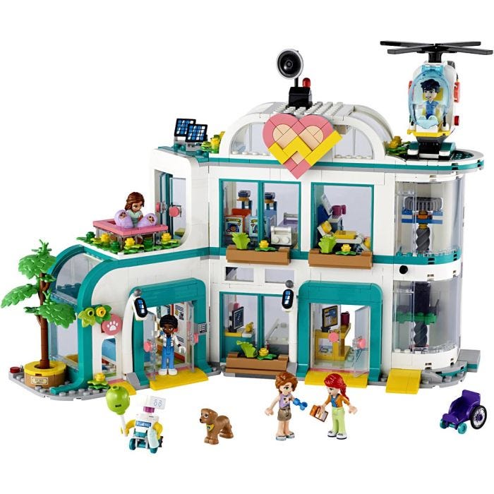 LEGO® Friends Heartlake Cityn Sairaala, 1045 osaa/ 1 pkt