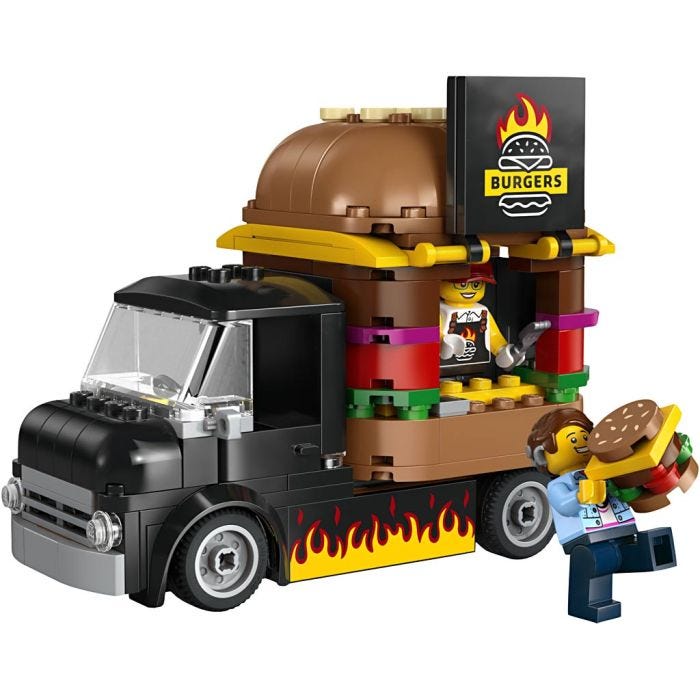 LEGO® City Hampurilaisauto, 194 osaa/ 1 pkt