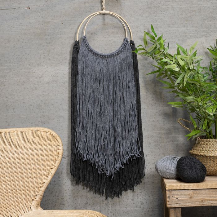 Seinäkoriste villalangasta