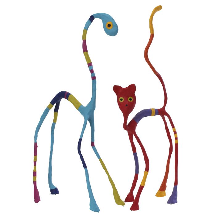 Pitkäjalkaiset veistokset