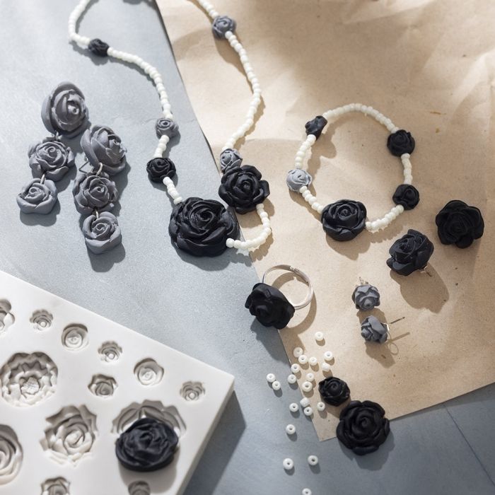 Ruusukorut polymeerimassasta