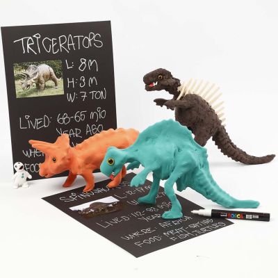Silkkimassalla p&auml;&auml;llystetyt dinosaurukset