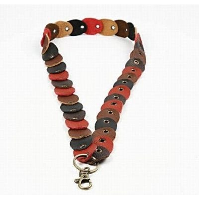 Leather keyring
