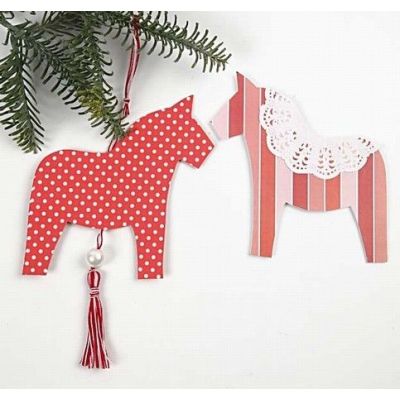 Ripustettava paperihevonen