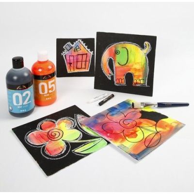 Ne-on-maalatut taulupohjat