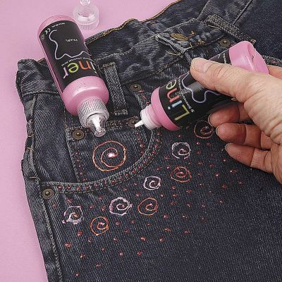 3D kohoväri farkuilla