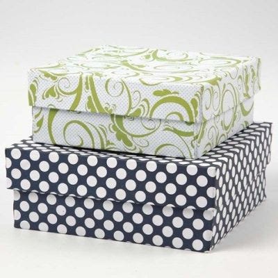 Designpaperilla päällystetyt rasiat