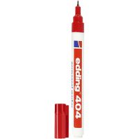 Edding 404 Marker, paksuus 0,75 mm, punainen, 1 kpl