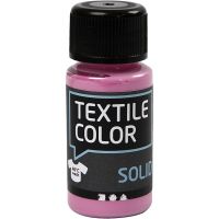 Textile Color Solid, peittävä, pinkki, 50 ml/ 1 pll