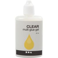 Clear Multi Glue Gel, 27 ml/ 1 pll