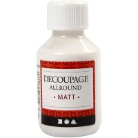 Decoupage-lakka, matt, 100 ml/ 1 pll