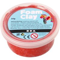 Foam Clay® Helmimassa, punainen, 35 g/ 1 tb