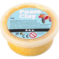 Foam Clay® Helmimassa, keltainen, 35 g/ 1 tb