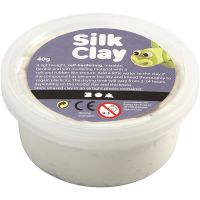 Silk Clay®, valkoinen, 40 g/ 1 tb