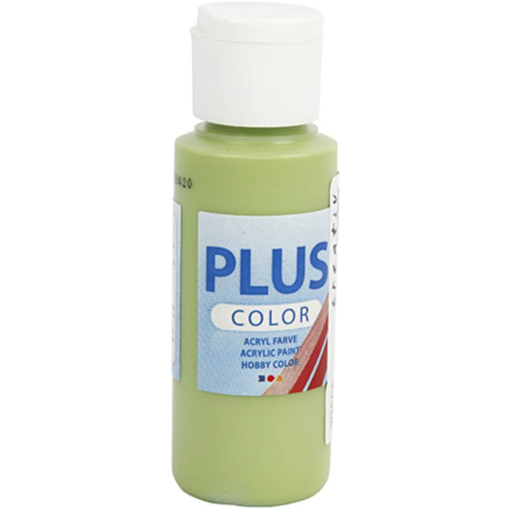 Plus Color- askartelumaali, lehdenvihreä, 60 ml/ 1 pll