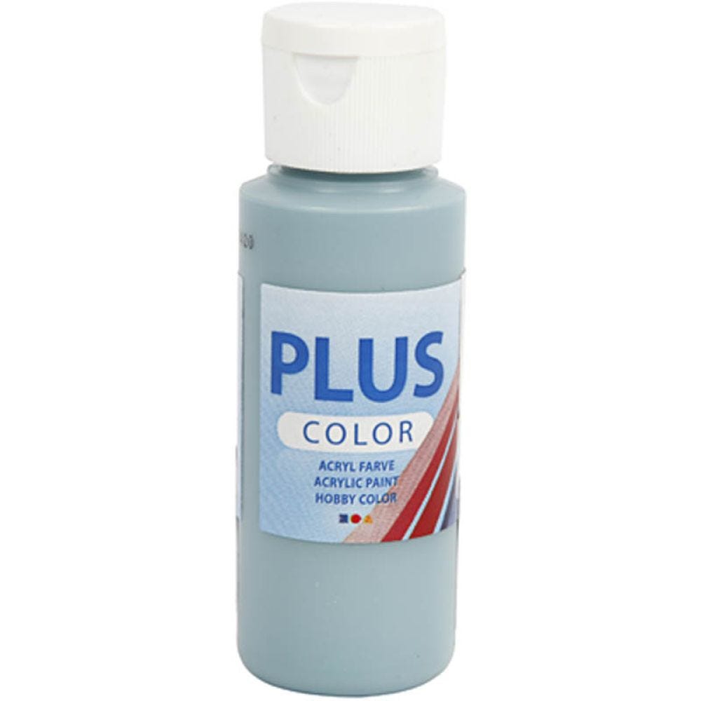 Plus Color- askartelumaali, huurrettu sininen, 60 ml/ 1 pll