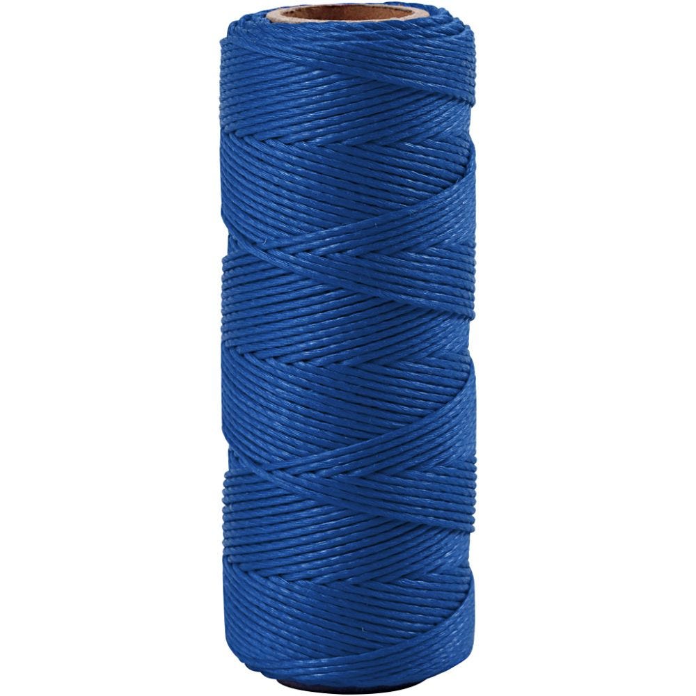 Bambulanka, paksuus 1 mm, sininen, 65 m/ 1 rll