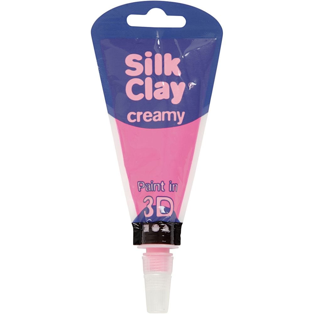 Silk Clay® Creamy , neonpinkki, 35 ml/ 1 kpl