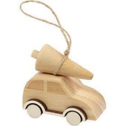 Auto ja joulukuusi