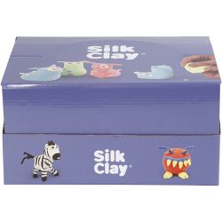 Silk Clay®, neonvärit, perusvärilajitelma, 12 set/ 1 pkt