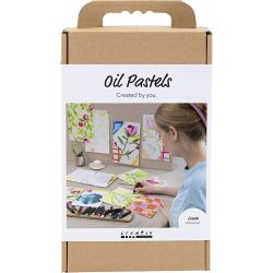 Öljypastellit askartelusetti