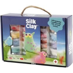 Silk Clay® Set -Silkkimassasetti, värilajitelma, 1 set