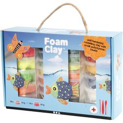 Foam Clay® -Lahjapakkaus, värilajitelma, 1 set