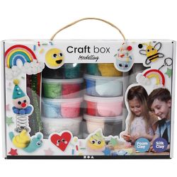 Foam Clay ja Silk Clay- setti, värilajitelma, 1 set
